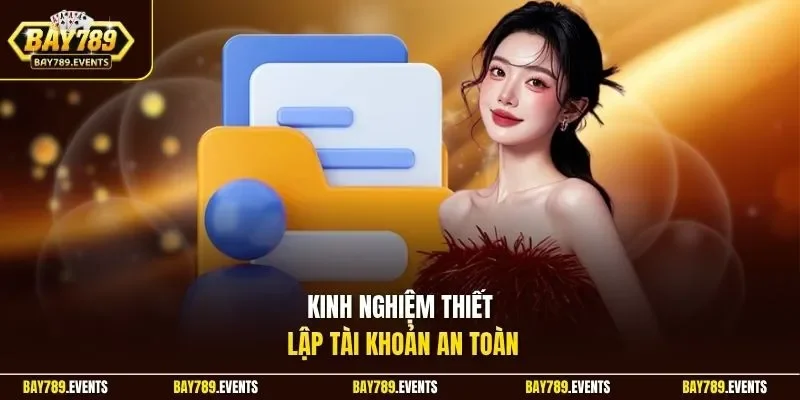 Kinh nghiệm thiết lập tài khoản an toàn