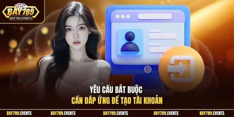 Yêu cầu bắt buộc cần đáp ứng để tạo tài khoản